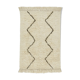 Berber carpet ecru and black