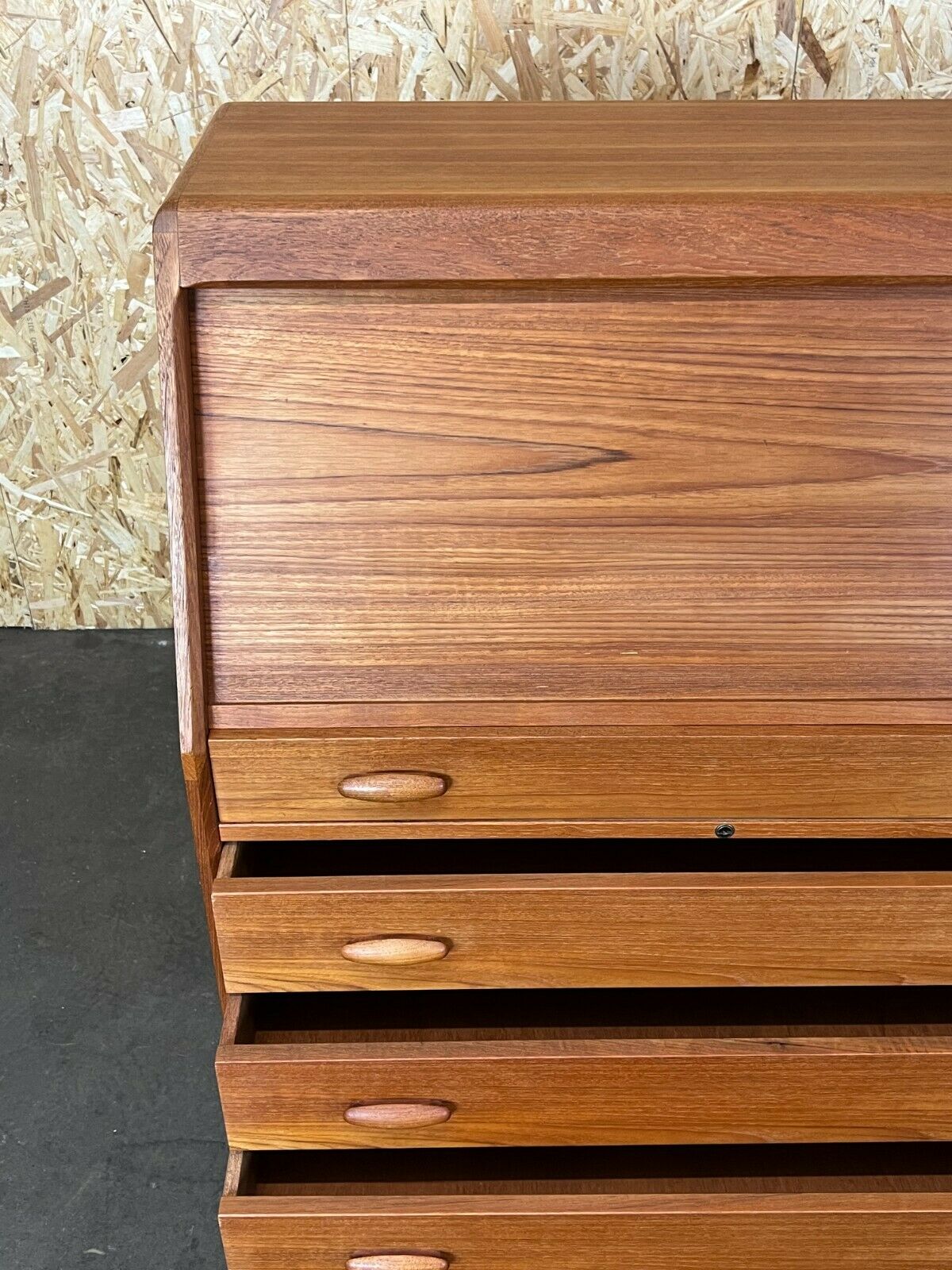 60s 70s Teak Secretary Danish Modern Desk Dyrlund Design Denmark 60s 70s