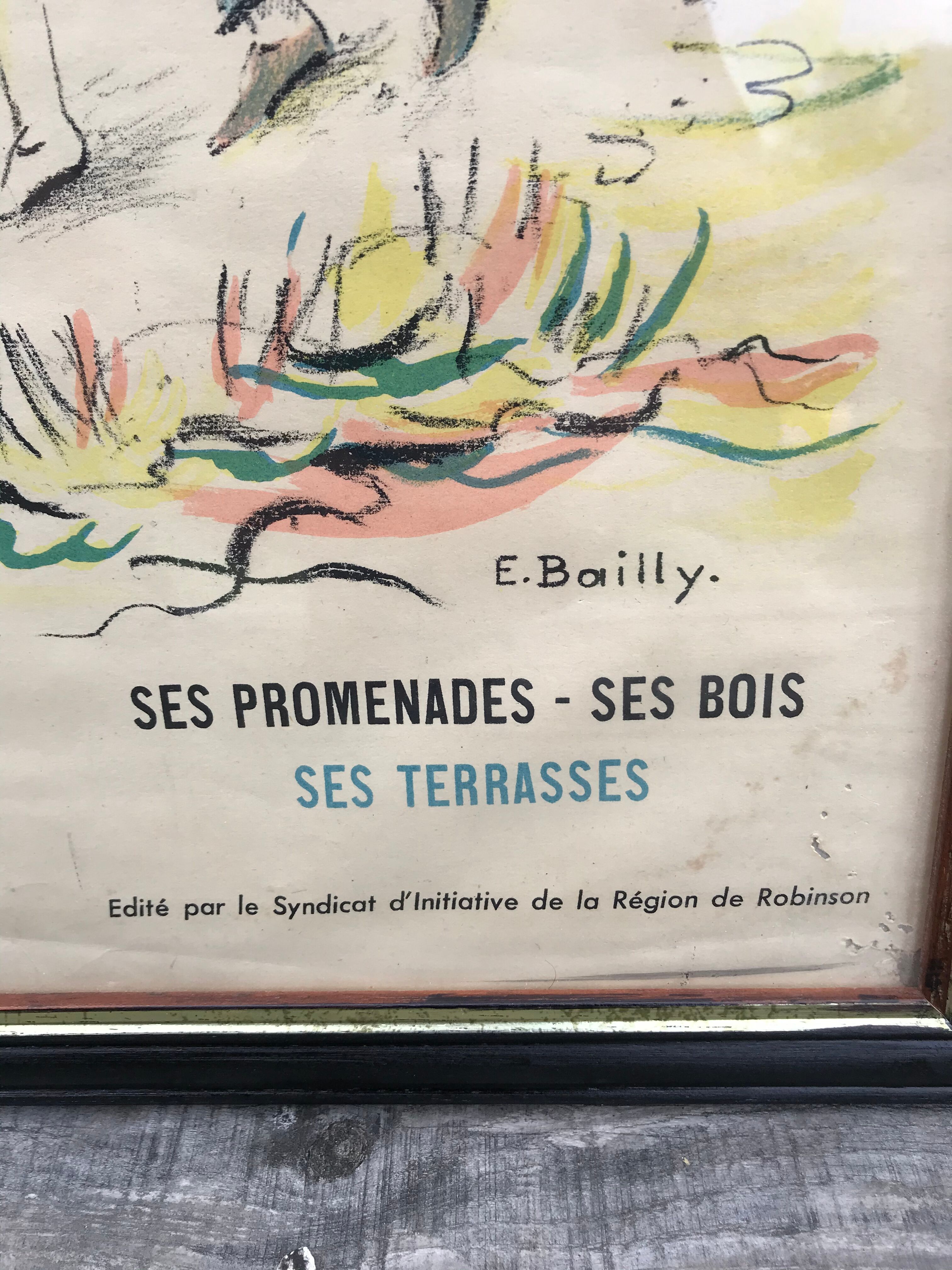 Original Robinson framed poster