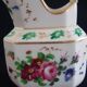 Large octagonal milk jug porcelain from Paris "Old Paris", mid-19th century.