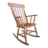 Vintage solid wood rocking chair