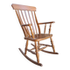 Rocking chair en bois massif vintage