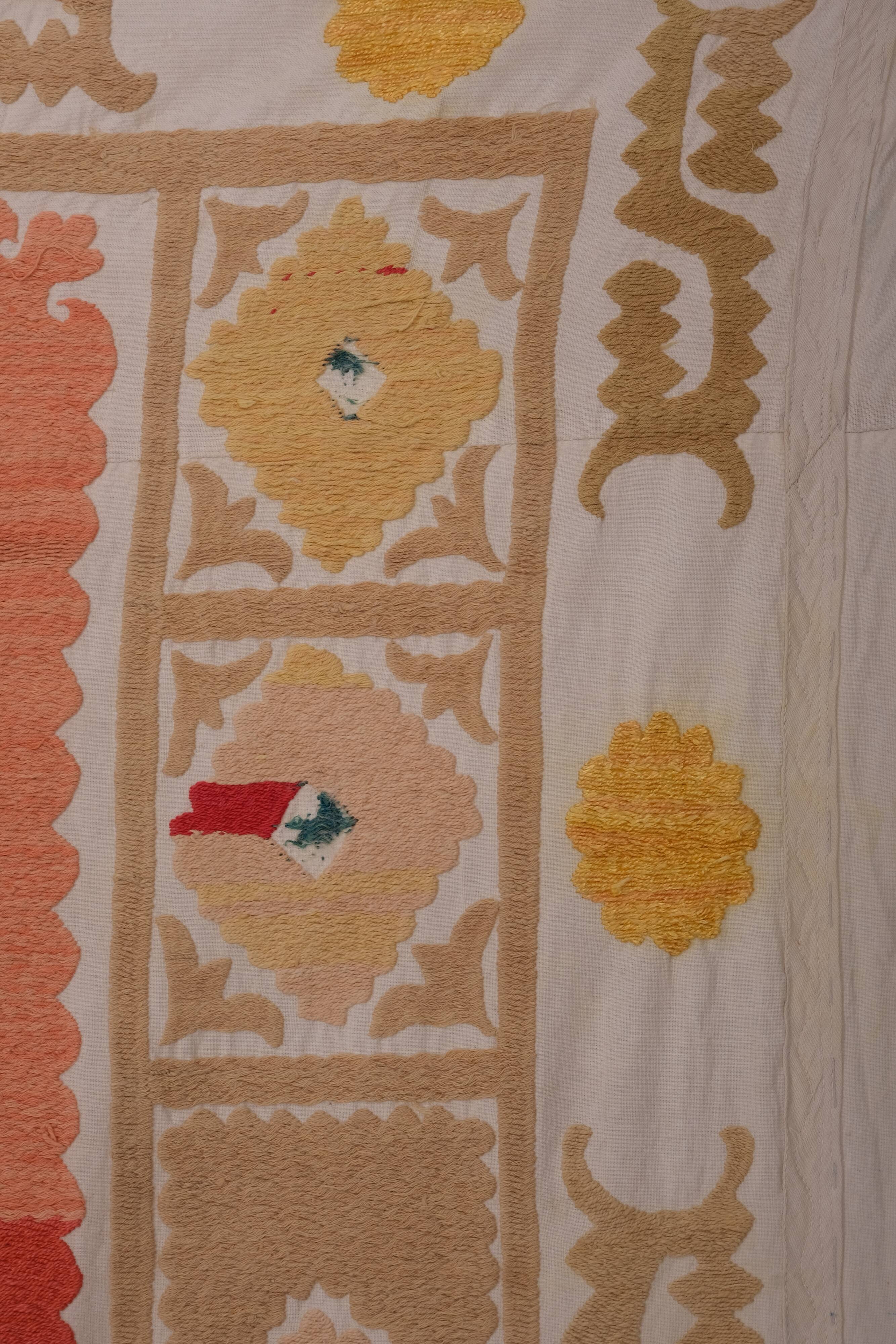 Hand knotted rug, vintage Turkish rug 117x151 cm