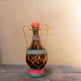 Vintage "scoubidou" bottle