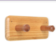 Pine wood wall coat rack, 70s