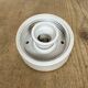 Vintage White Porcelain Wall Light, 1970s