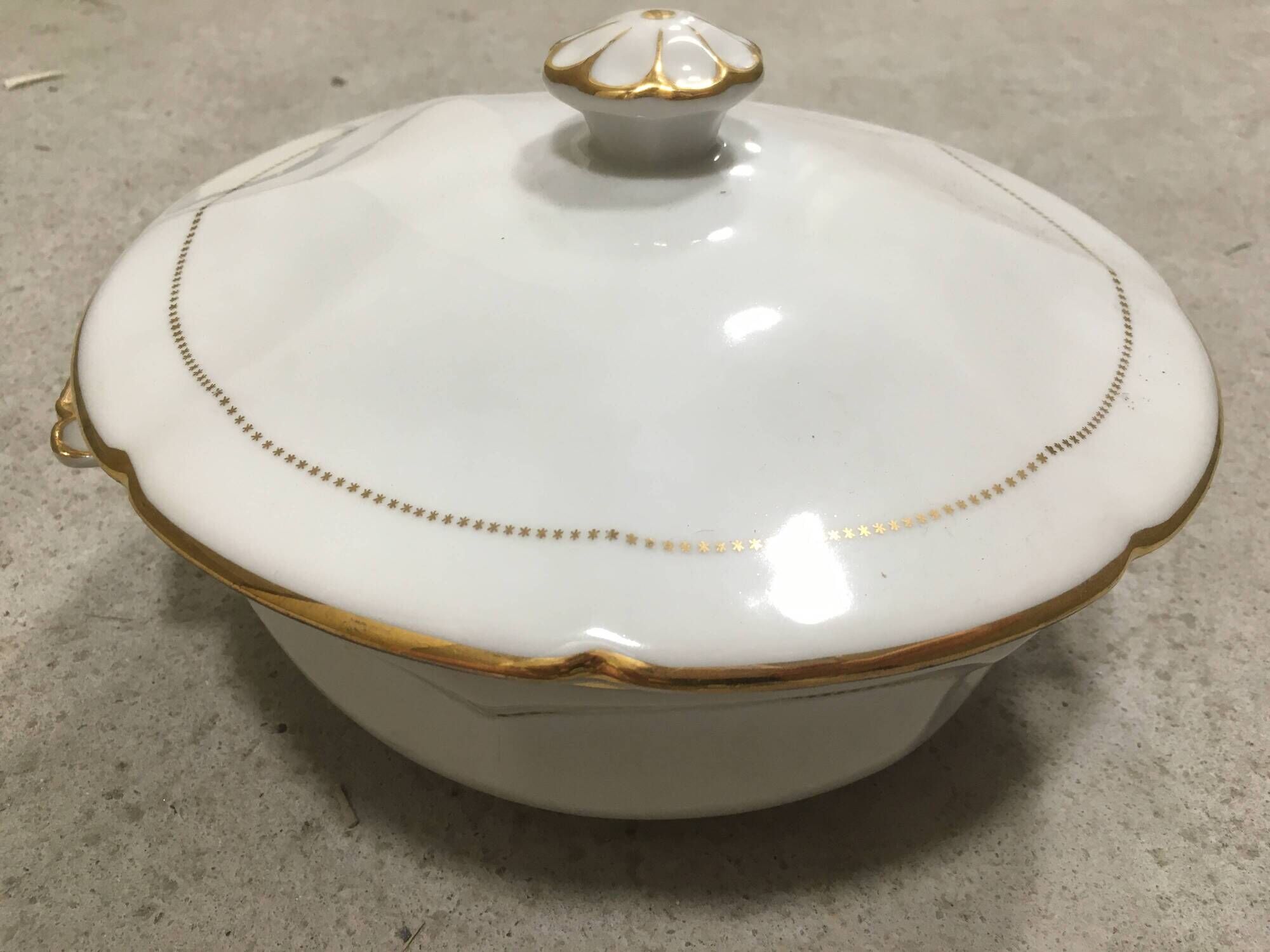 Limoges Porcelain Plate CG Cie Fine Gold Gilding