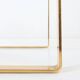 Mid-century coffee table with gold plated base and glass top, 1970s