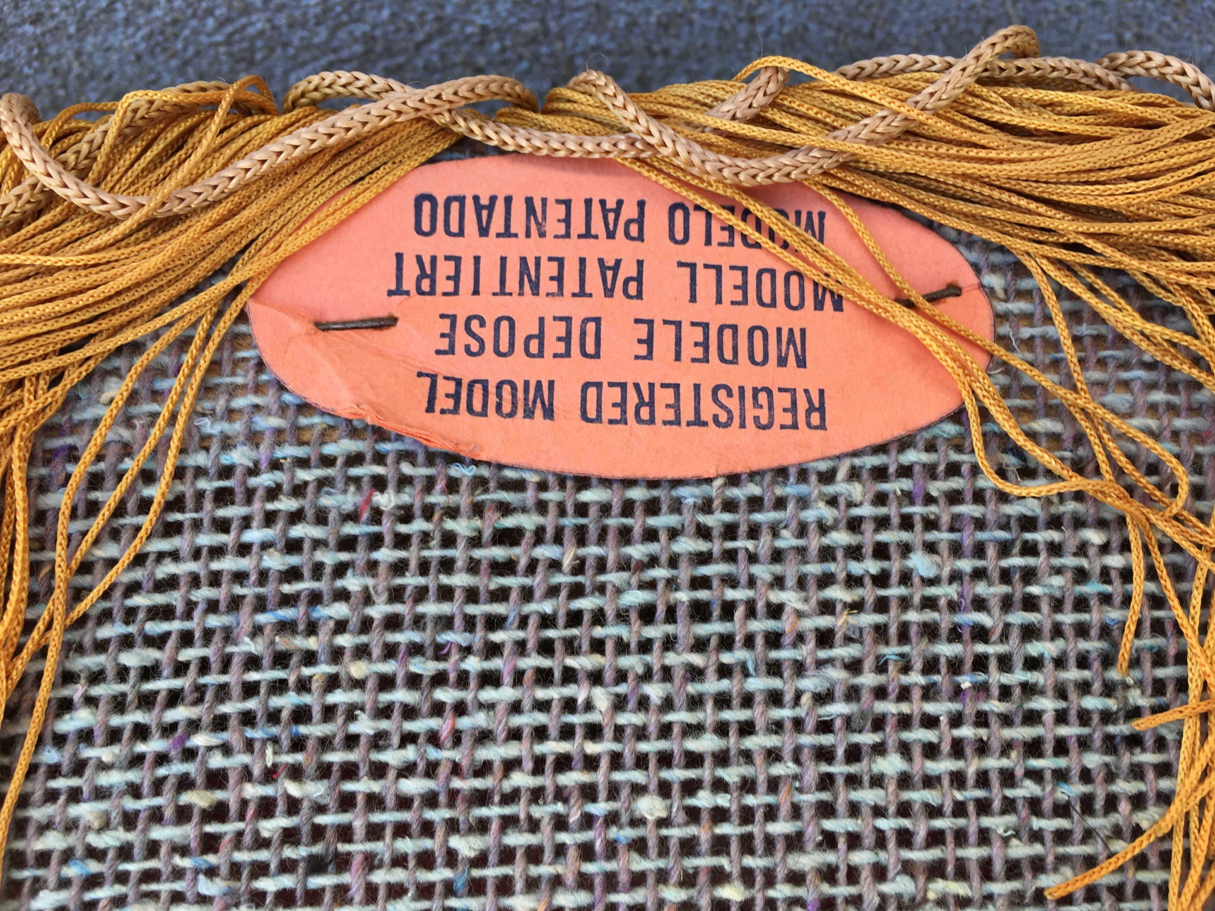 Vintage toad chair velvet gold