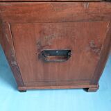 Small solid oak chest