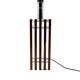 Hollywood regency wood and lucite table lamp base, Italy, 1970s