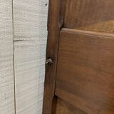 18th century walnut castle wardrobe - fully removable