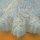 Clichy blue speckled opaline lampshade
