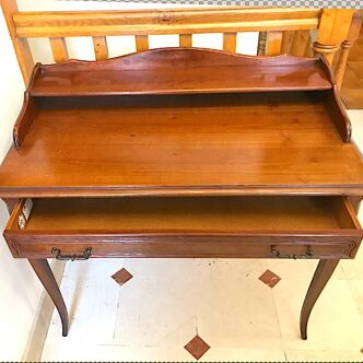 Style desk in weathered cherry