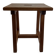 Scandinavian stool solid wood — Rectangular seat, square legs