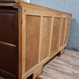 Charles Dudouyt style design: solid oak sideboard circa 1940