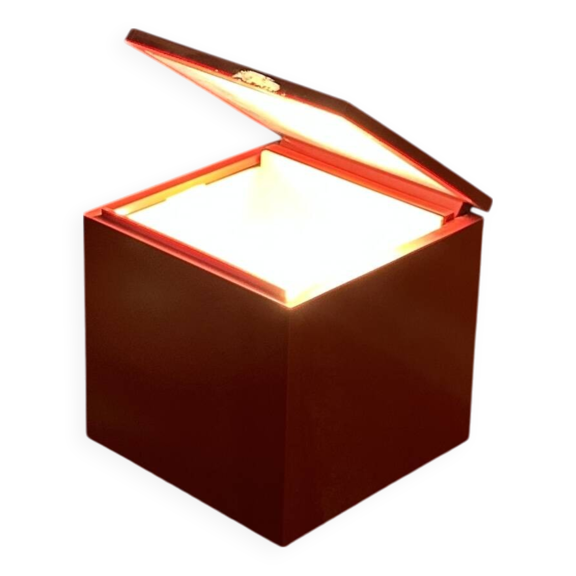 Cini & nils lamp – iconic opi milano design - model: cuboluce red