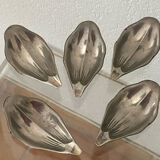 Ashtrays, lotus flower, removable petals, made of metal.