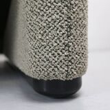 Vico Magistretti "Maralunga" 3-seater and footstool re-upholstered For Cassina