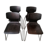 Vintage school chairs Flötotto