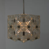 Glass Pendant by Kamenicky Senov, 1960s