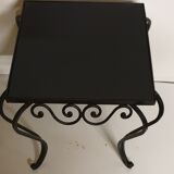 Side table / piece of wrought iron sofa