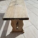 Rough wood bench 113 cm