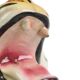 Vintage Siberian Tiger Sculpture Glazed Italian Ceramics 1980s