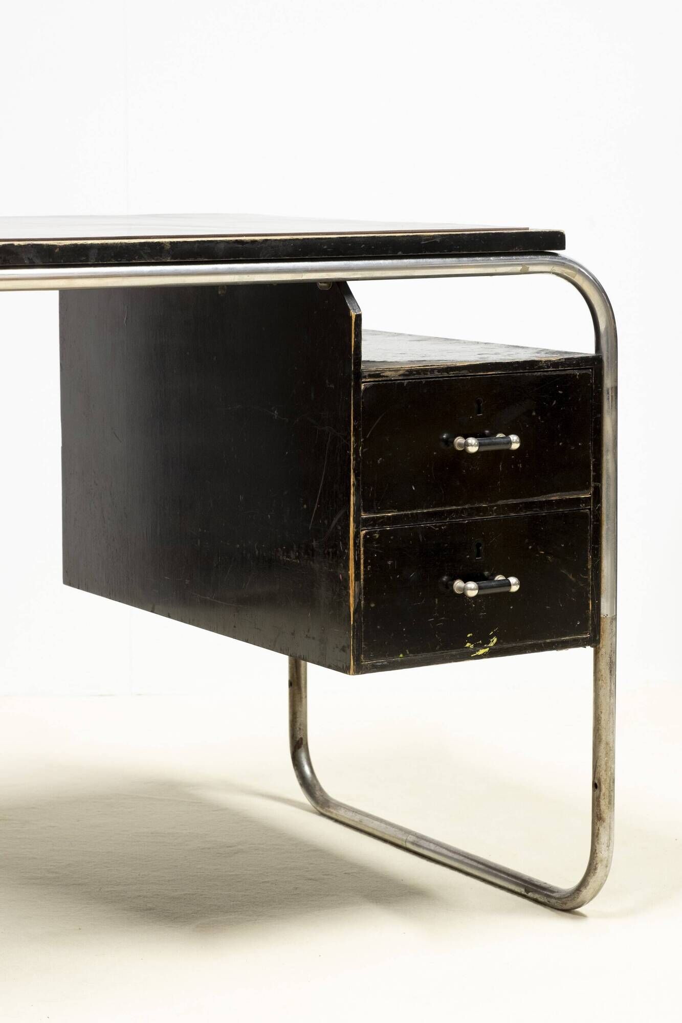 Swedish Funkis Writing Desk, Bauhaus-Inspired, 1940s
