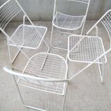 Pair of Ted Net folding chairs by Niels Gammelgaard for Ikea, 1970s