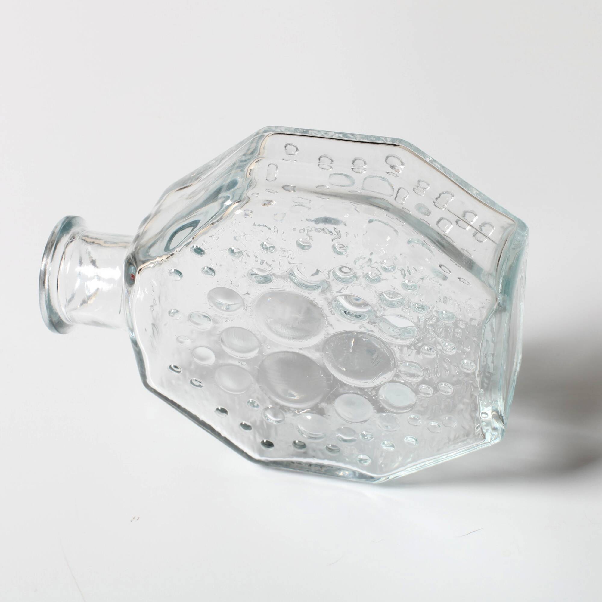 Mid-century Clear Stella Polaris Vase by Nanny Still for Riihimäki / 1967