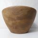 Large turned wooden salad bowl