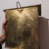 Gold metal mailbox