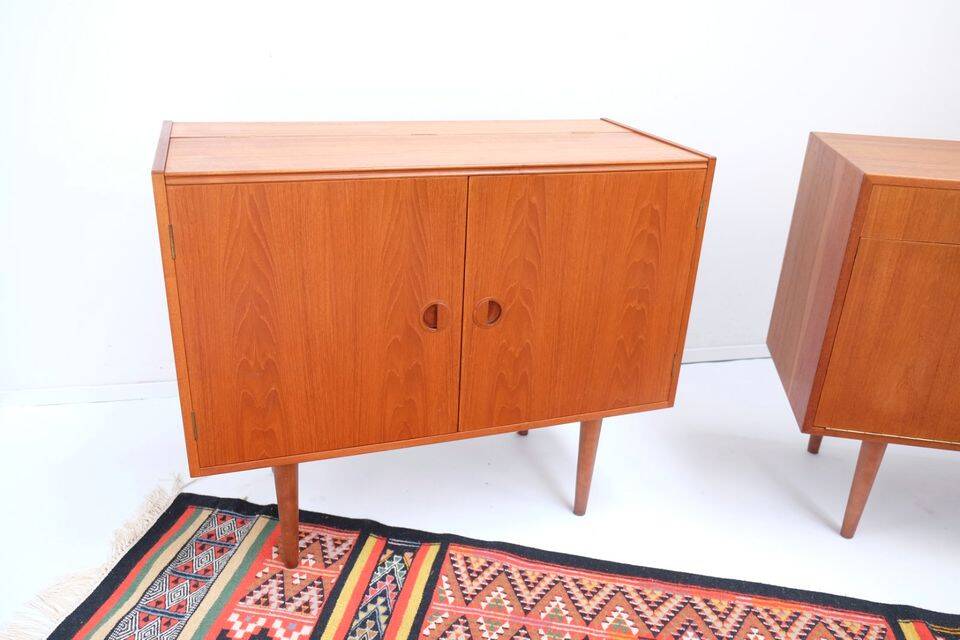 Meubles HiFi vintage des années 60, commode, buffet, teck, style rétro