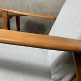 A pair of scandinavian lounge chairs from the 1960s