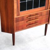 Vitrine vintage | Meuble d'angle | Années 1960 | Danois (2)