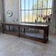 Table de gantier drapière 1900 chêne massif 330cm XL
