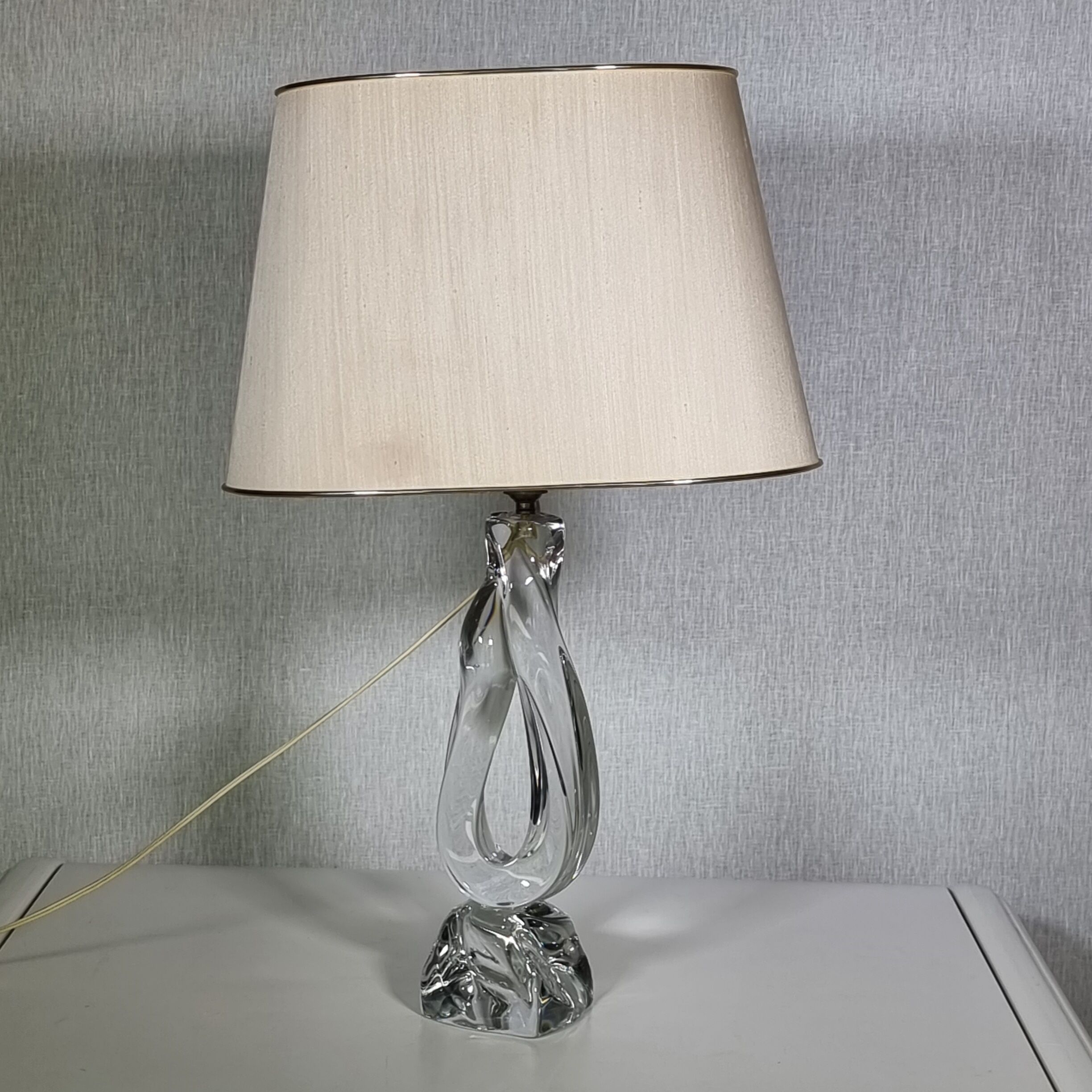 Large abstract lamp foot Daum