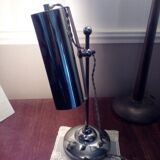 Art deco chrome metal desk lamp 30