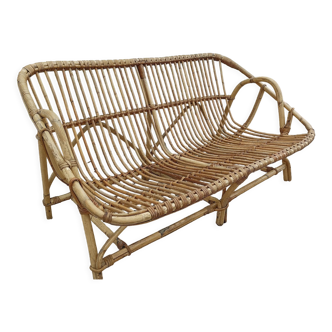 Rattan sofa