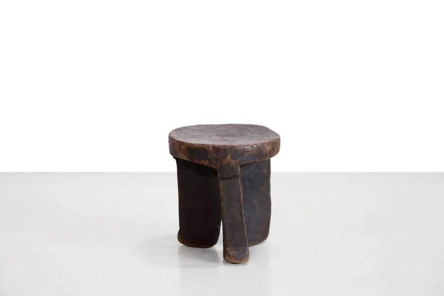 Antique African tribal stool from Tanzania