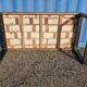 Industrial table 200 x 100 cm with wooden top + metal base