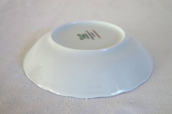 10 bols à fruits à dessert myosotis porcelaine Bernardaud Limoges