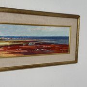 Swedish Oil on Panel – “Red Seaweed, Bredsätra Öland” by Stig Jonzon
