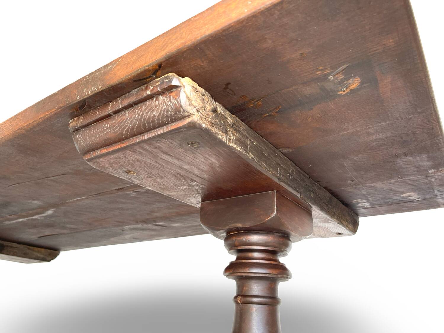 A fine 18th Century French walnut dining table