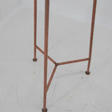 Bauhaus industrial pink coat stand, 1920s
