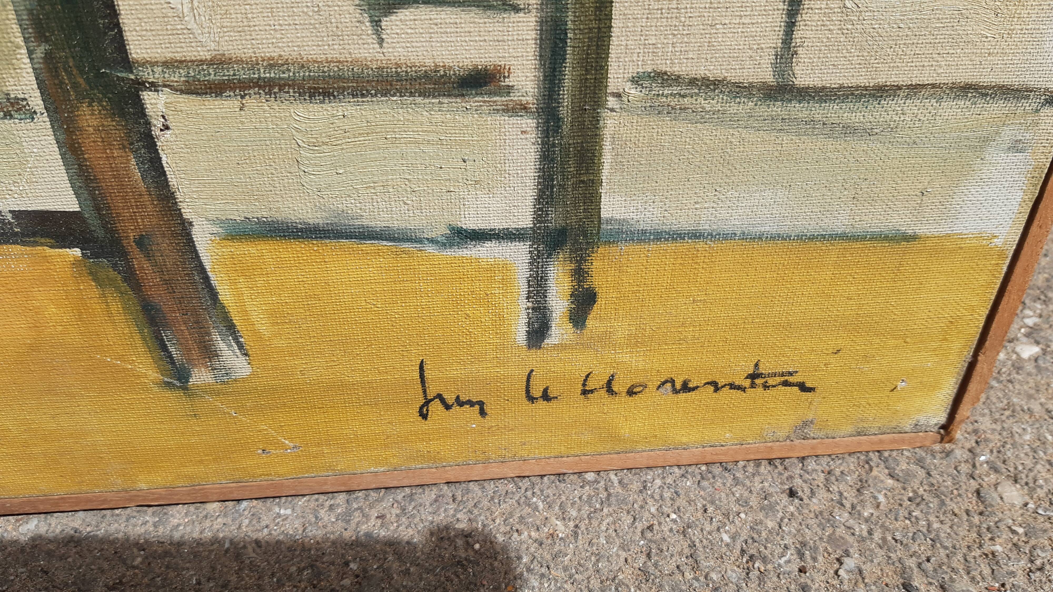 Oil on canvas "Montmartre" by Guy le Florentin