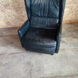Leather club armchair from the Roset brand