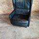 Club armchair in leather by the brand Roset.