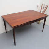 1960s extendible dining table XL in rosewood